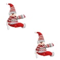 thumbnail image 3 of Toystoory Hebilla de cortina para fiesta de Navidad, tela de Navidad, decoración de felpa, Clip para ventana colgante para hombre mayor, Muñeco de nieve 2piezas, 3 of 6