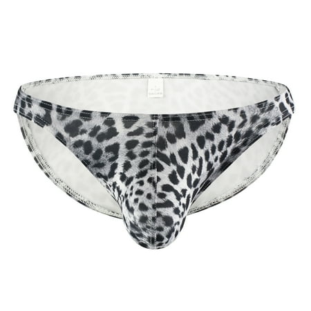 

Bessbest New Intimates Men S Underwear Breathable Ride Up Male Flat Mesh Leopard Print Briefs