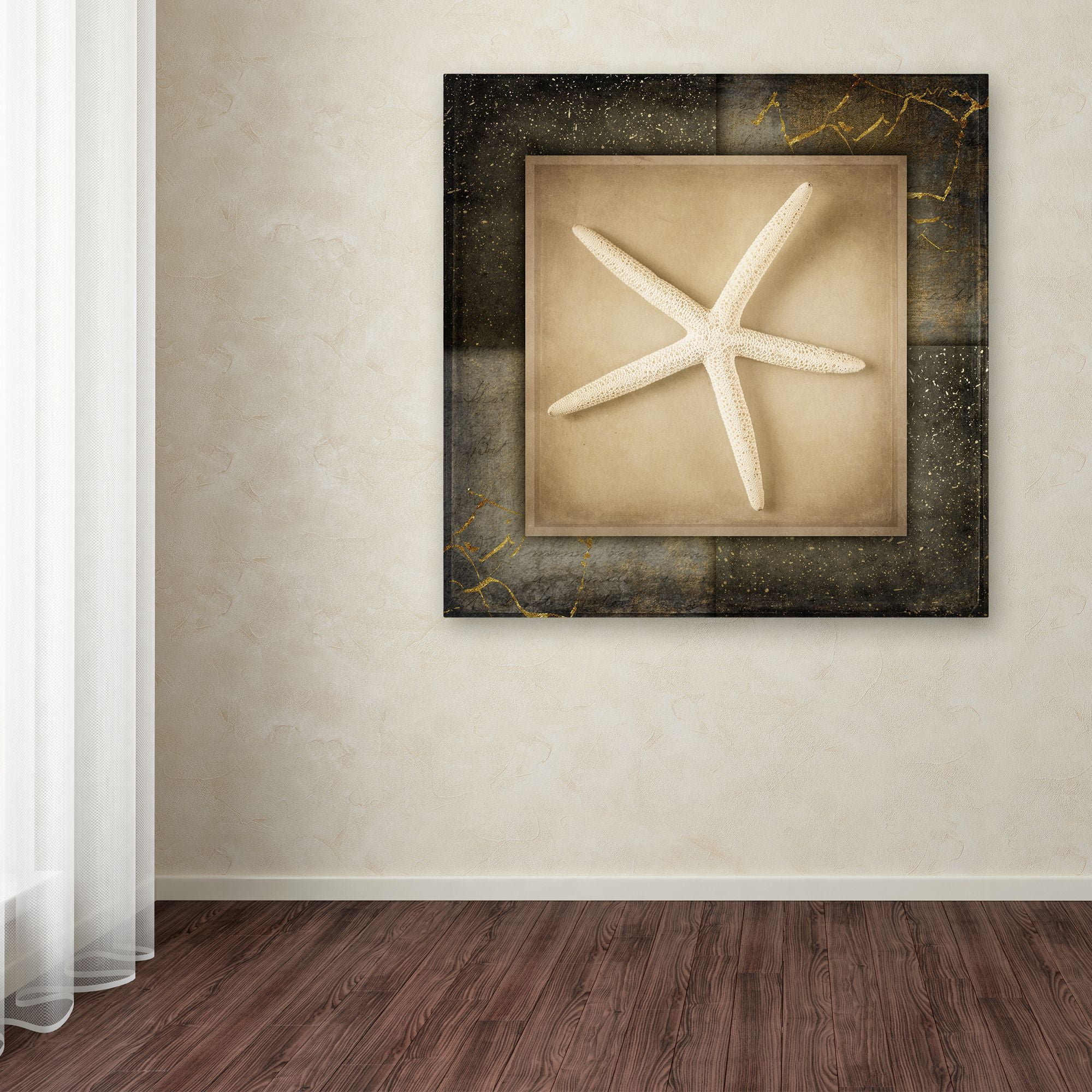 Trademark Fine Art Animals Canvas Art ' Light Gold Sea Warm 3 ' by LightBoxJournal