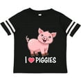 thumbnail image 3 of Inktastic I Love Piggies Cute Pig Boys or Girls Toddler T-Shirt, 3 of 5