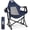 Blue, variant on Portable Hammock Camping Chair with Adjustable Back, Folding Hammock Chair Supports 330lbs, Camping Swing Chair for Adults, Camping Hammock Chair for Lawn, Concerts, Backyard-Black