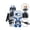 B, variant on 1 PCS Building Blocks Set Creative Space Minifigures Action Toys for Boys Girls Birthday Gift Cake Decorations