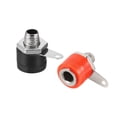 thumbnail image 3 of 5 Pares de Terminales de Poste de Conexión, Conector de Altavoz de Amplificador de Potencia con Rosca M6, Socket de Enchufe Banana de 0.6 pulgadas de Longitud, 3 of 4