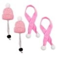 thumbnail image 1 of Bienvenido 2 juegos de gorro lindo para mascotas, bufanda, gorro de Papá Noel para mascotas, accesorios simples para la cabeza, 1 of 5