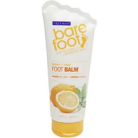 Freeman Bare Foot Revitalizing Foot Balm Lemon and Sage, 5.3 Oz