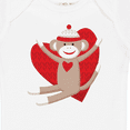 thumbnail image 4 of Inktastic Hug Sock Monkey Boys or Girls Baby Bodysuit, 4 of 5