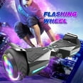 thumbnail image 3 of Tcdjtc Flash Wheel Hoverboard 6 In. Bluetooth Speaker with LED Light Self Balancing Wheel Electric Scooter, 3 of 7