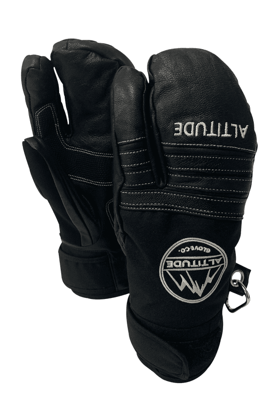 TECH SHORTY LEATHER SKI SNOWBOARD GLOVE CLAW (XL) 9.5-10.5"