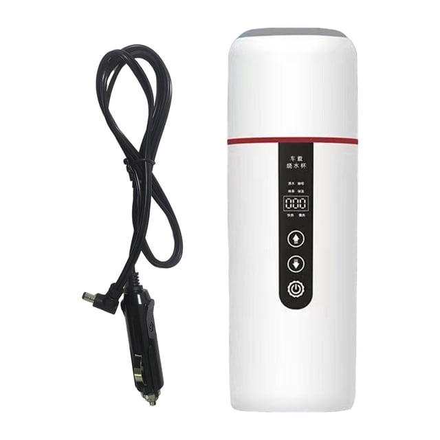 Hervidor de agua para coche de 12 V y 24 V, calentador de taza para calentar agua, preparar café, escuela
