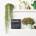 thumbnail image 6 of Zomyto 5x5 Inches Family Noun Family Quotes Desk Decor Wooden Box Sign Inspirational Rustic Black Wood Block Plaque Box, 6 of 6