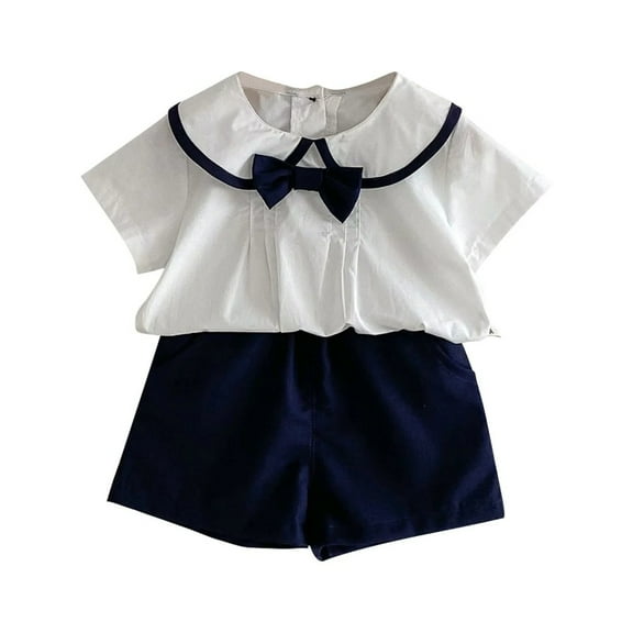 XBASW Toddler Baby Boys Girls Brother and Sister Matching Outfits Summer Boys Shirt Shorts Girls Shirt Skirt Preppy Style Clothes for 3M -5Y