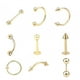thumbnail image 4 of 9 piercings para el ombligo, colgantes, para el ombligo Oro, 4 of 9