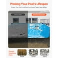 thumbnail image 2 of VEVOR 12x24 Rectangle Pool Liner Pad Heavy Duty Thick Pool Mat Prevent Punctures, 2 of 9