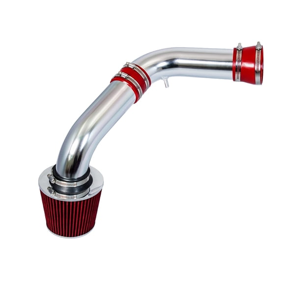 Rtunes Racing Short Ram Air Intake Kit   Filter Combo RED Compatible For 02-07 Dodge Ram 1500 3.7 4.7L / 03-07 Dodge Ram 1500 2500 3500 5.7L