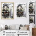 thumbnail image 4 of Designart "Montmartre s Mystical Charm in Paris" City Paris Floater Framed Wall Art Living Room, 4 of 7