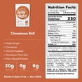 thumbnail image 5 of Oats Overnight Vegan Cinnamon Roll Protein Oatmeal, 2.3 oz, 8-Pack with Shaker Bottle, 5 of 8