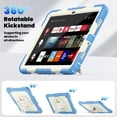 thumbnail image 5 of For Samsung Galaxy Tab A11+/A11 Plus Case 11 inch, 360 Rotating Shockproof Cover with Stand, Screen Protector, Shoulder Strap (2025, SM-X230/X235/X236), Cream Navy, 5 of 7