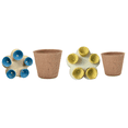 thumbnail image 1 of Para Insectos Y Abejas Fuente para Con Flores Y Abejas Con Soporte (azul), 1 of 8