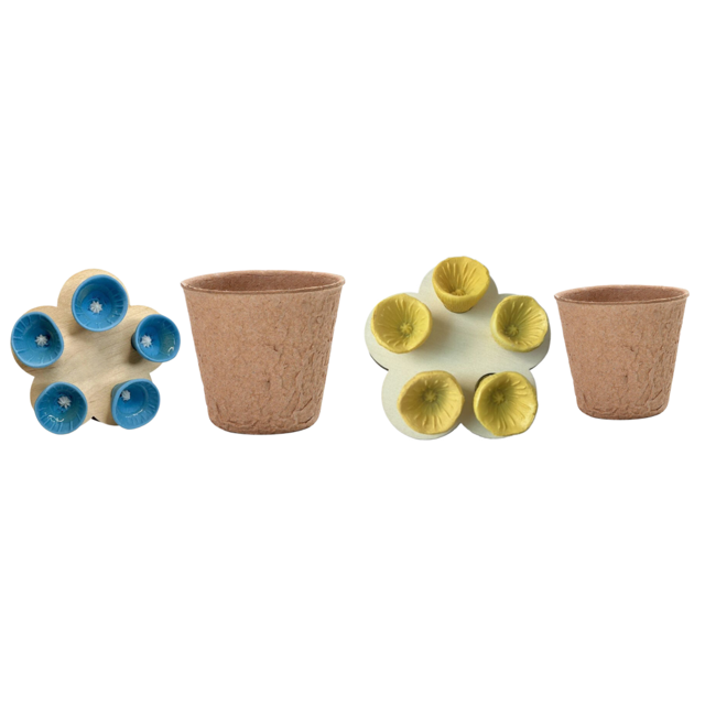 Para Insectos Y Abejas Fuente para Con Flores Y Abejas Con Soporte (azul)