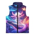thumbnail image 4 of Pzuqiu Axolotl Kids Zip Up Vest 3T Fall Outfits Fashion Clothing Personalized Warm Winter Sleeveless Jacket with Pockets Versatile Wind Proof Soft Casual Clothes for Girls, 4 of 7