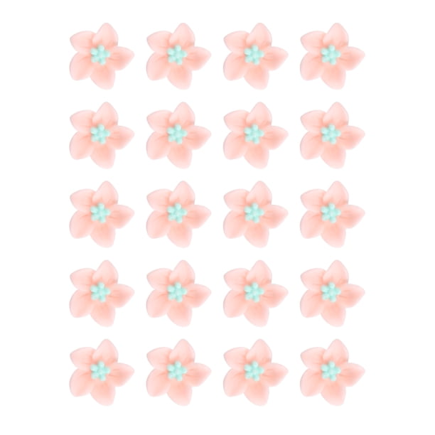 Ganga Única 20 Pcs Clips de Pelo de Flor Pequeña Clips de Pelo Mini Flor para Niñas Bonitos Mini Pinzas para el Cabello Accesorios para el Cabello Rosa