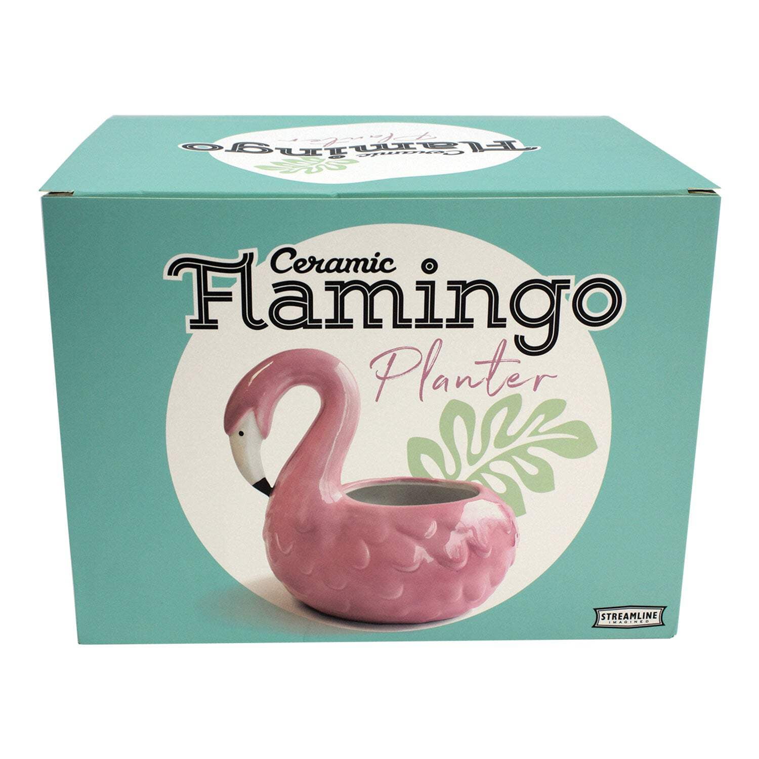 Streamline Imagined Flamingo Planter
