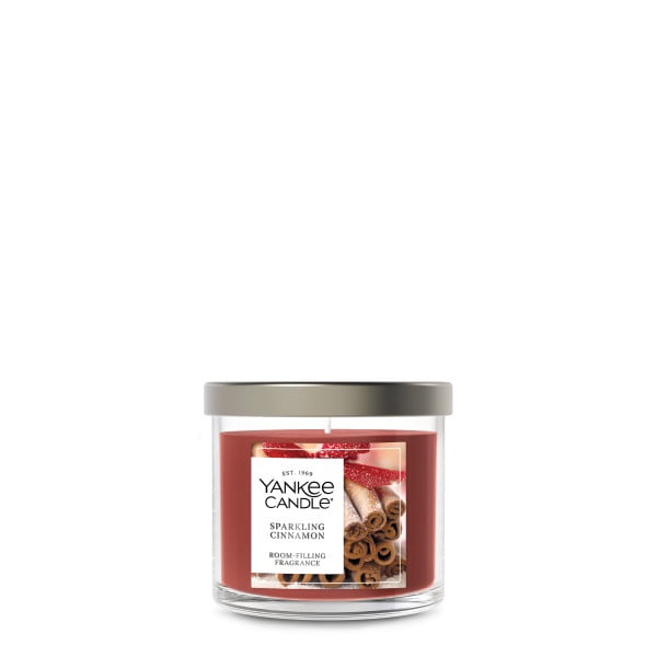 Yankee Candle Small Tumbler Scented Single Wick Jar Candle, Sparkling Cinnamon, 4.3 oz (Pack of 2)