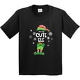 thumbnail image 3 of Inktastic Funny Christmas I'm the Cute Elf with Shoes and Hat Youth T-Shirt, 3 of 5