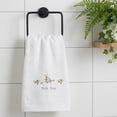 thumbnail image 2 of REGALWOVEN Pure Cotton Embroidered Floral Hand Towels for Bathroom, 2 Pack Soft Absorbent Decorative Towels for Home Decor Yellow 29" x 13", 2 of 7