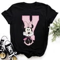 thumbnail image 5 of Camiseta de algodón para niños de Disney Minnie Mouse, divertida camiseta con estampado de 26 letras mayúsculas de la A a la Z, camisetas góticas para niñas, camisetas kawaii de verano, 5 of 5