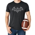 thumbnail image 3 of DadMan Shirt for Men Funny Dad T-Shirt with Gray Bat Graphic Dark Gray Heather Shirt Adult Small, 3 of 5