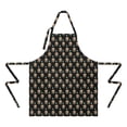 thumbnail image 2 of Black Bigfoot and Tree Pattern Apron-Garden Aprons for Women with Pockets-Cotton Linen Waterproof Kitchen Cooking Gardening Aprons Adjustable for Kitchen,Cooking,BBQ and Salon 33x27 Inch, 2 of 7