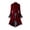 Red, variant on Gothic Steampunk Rock Sexy Soft Velvet Coat for Women Victorian Boho Gothic Renaissance Open Front Outfit