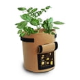 thumbnail image 3 of 1PC Heavy-Duty Nonwoven Potato Growing Bag – 7-Gallon (14.5" x 14.5" x 12") for Home Garden, Vegetable & Herb Planting, 3 of 5