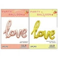 thumbnail image 4 of Wedding Supplies love Letter Balloon Wedding Room Valentine's Day Party Decoration Back Card Single Aluminum Film Balloon - red, 4 of 5