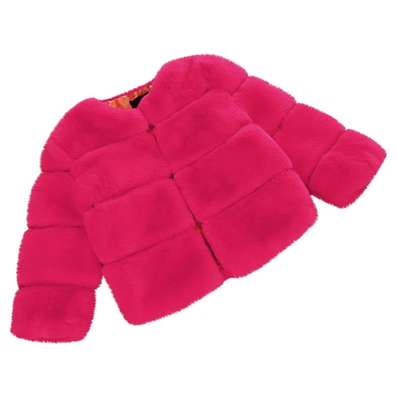 Generic Children'S Hooded Quilted Jacket For Cold Weather Kids Girls Coat Winter Windproof Thicken Coat Jacket Toddler Warm Outerwear Jacket Long Sleeve Fall Winter Warm Coat