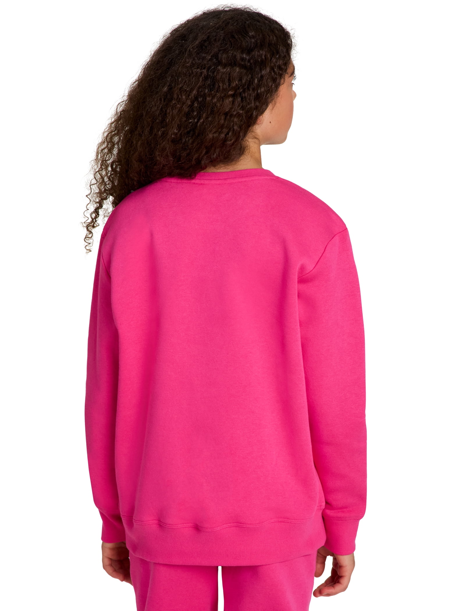Reebok Girl's Game Day Fleece Crewneck, Sizes 4-18
