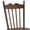 Walnut Queen, variant on Dycanpo Mid Century Modern Wooden Dining Chairs 18 Inch Spindle Back for Kitchen Dining Room, Black, Set of 4