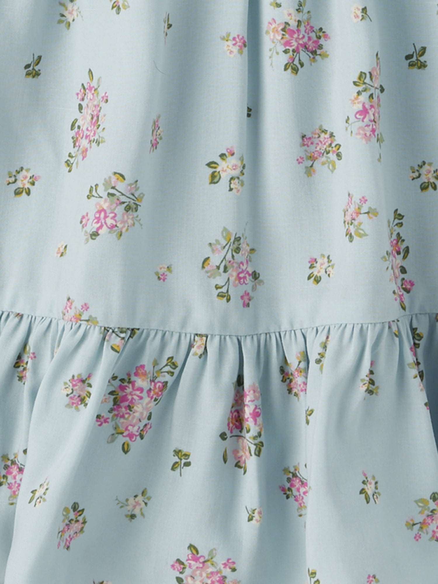 The Children's Place Girls Cap Sleeve Floral Smocked Ruffle Dress, Sizes XS-XXL