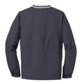thumbnail image 6 of Sport-Tek Tipped V Neck Raglan Wind Shirt-L (Graphite Grey/ White), 6 of 6