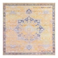 thumbnail image 4 of Unique Loom Renaissance Collection Area Rug - Roma (7' 10" Square Tuscan Yellow/Navy Blue), 4 of 7