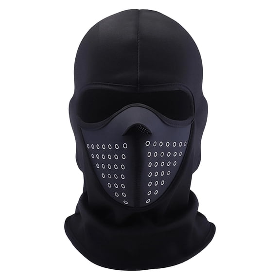Fewfanhot Men Women Thermal Balaclava Face Mask with Breathable Ventilated Panel, Windproof & Water-Resistant, Full Coverage Neck Gaiter for Skiing, Motorcycling Outdoor Activities