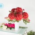 thumbnail image 5 of Ramo de Rosas y Peonías Artificiales de Seda: Flores de Mano de Aspecto Realista para Bodas, Decoración Del Hogar, Guías de Viaje, Arte Mural, Fiestas y Decoración de Eventos., 5 of 5