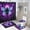 style-3, variant on Dreamy Purple Butterfly Pattern Shower Curtain And Rugs Mat Set For Bathroom Bath Curtains Decoration Accessories Bathtub Screen 4 Pcs