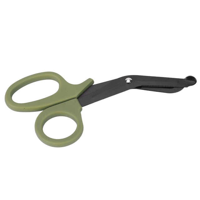 Tijeras de primeros auxilios EMT Sailing tijeras de rescate militar de acero inoxidable Verde militar