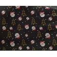 thumbnail image 4 of oneOone Georgette Viscose Black Fabric Merry Christmas Fabric For Sewing Printed Craft Fabric By The Yard 42 Inch Wide-SRT, 4 of 4
