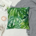 thumbnail image 2 of PRATYUS  Summer Pillow Cover Palm Tree Decor Tropical Green Leaf Farmhouse Seasonal Decorative Throw Pillow Case for Home Sofa Couch 18x18in, 2 of 5