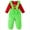 A, variant on Edvintorg 0-24 Months First Christmas Baby Bodysuit Cute Letter Print with Romper Overalls Set Crew Neck Furry Suspender Pants Set Baby Clothing