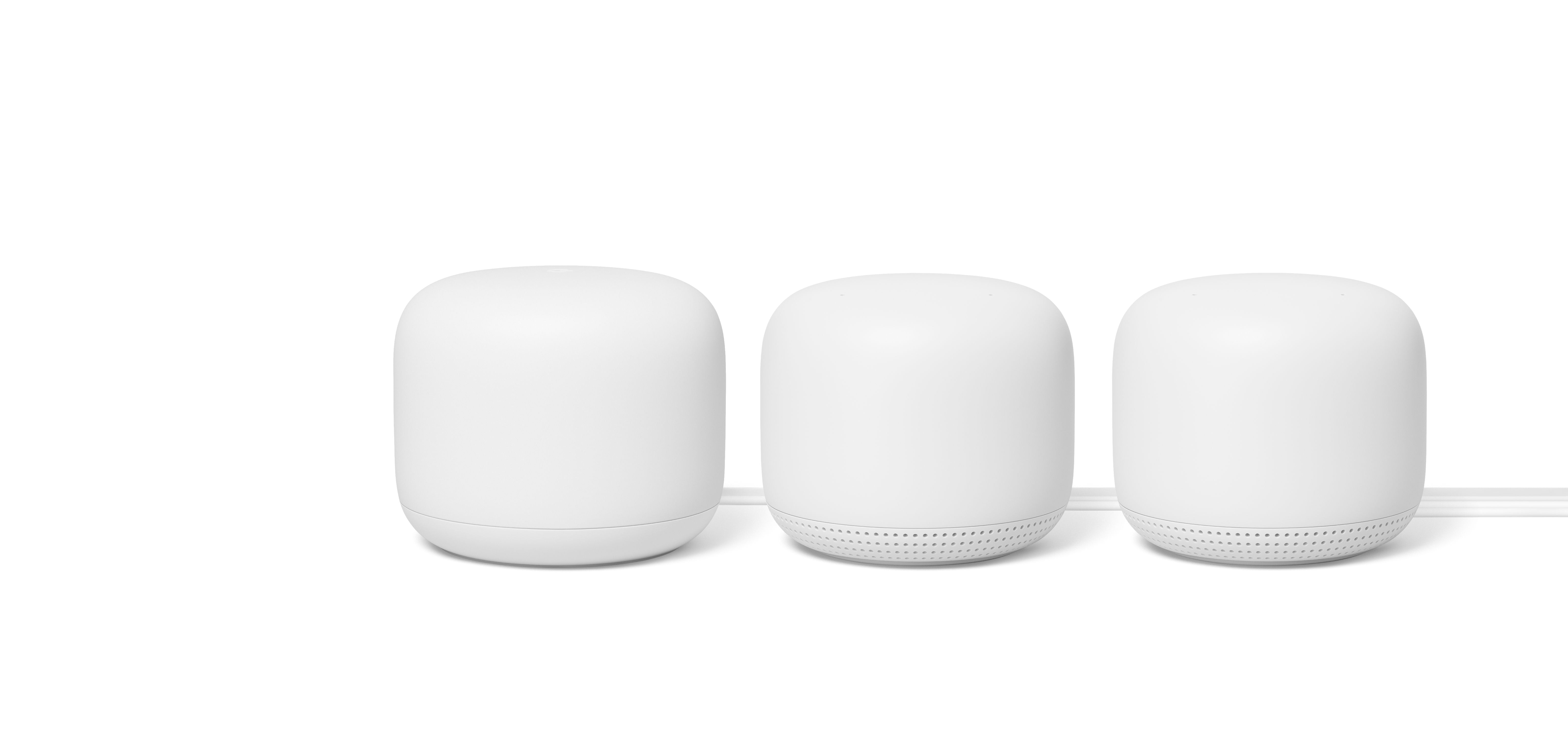 Google Nest Wifi 3 Pack (AC2200 Mesh Router with 2 Points)