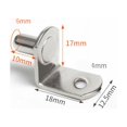 thumbnail image 2 of 25 Pieces Shelf Support Pegs Metal Shelf Support Pin Shelf Cleats L Shape Support Bracket For Wood or Glass Cabinet Cupboard Bookcase, 2 of 5